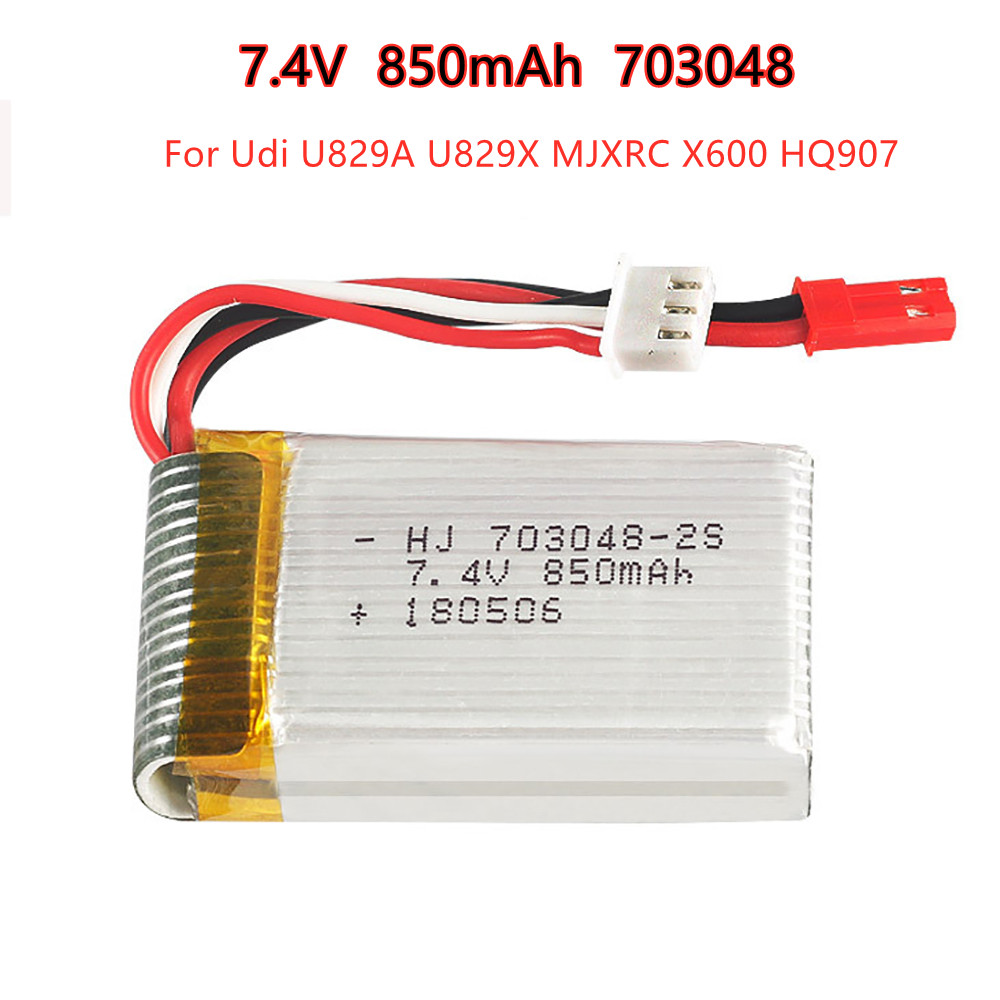 Rc Hobby Vehicles - 1-5 adet 2s 7.4V 850mAh 703048