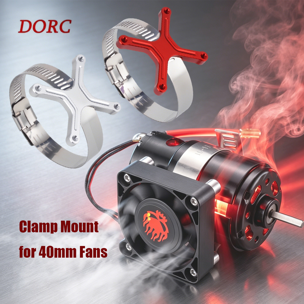 Rc Hobby Tools - Evrensel Ayarlanabilir Fan Montajı 30-49mm Geniş