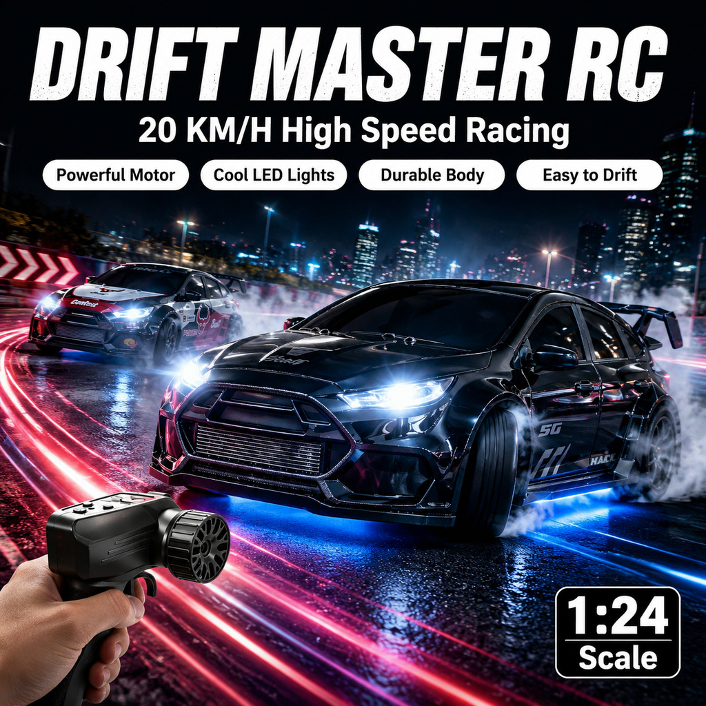 Led Light Kit Rc - 4WD RC Drift Arabası 1:24 Ölçek