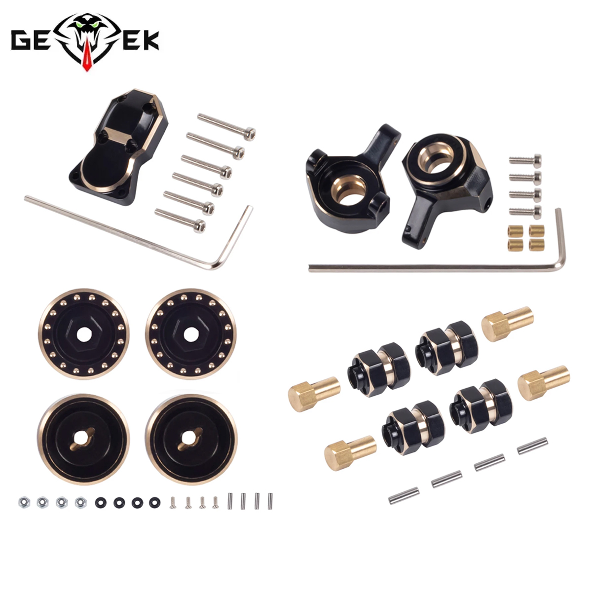 Hobby Zone Rc - Pirinç Karşı Ağırlıklı Direksiyon Mafsalları Tekerlek