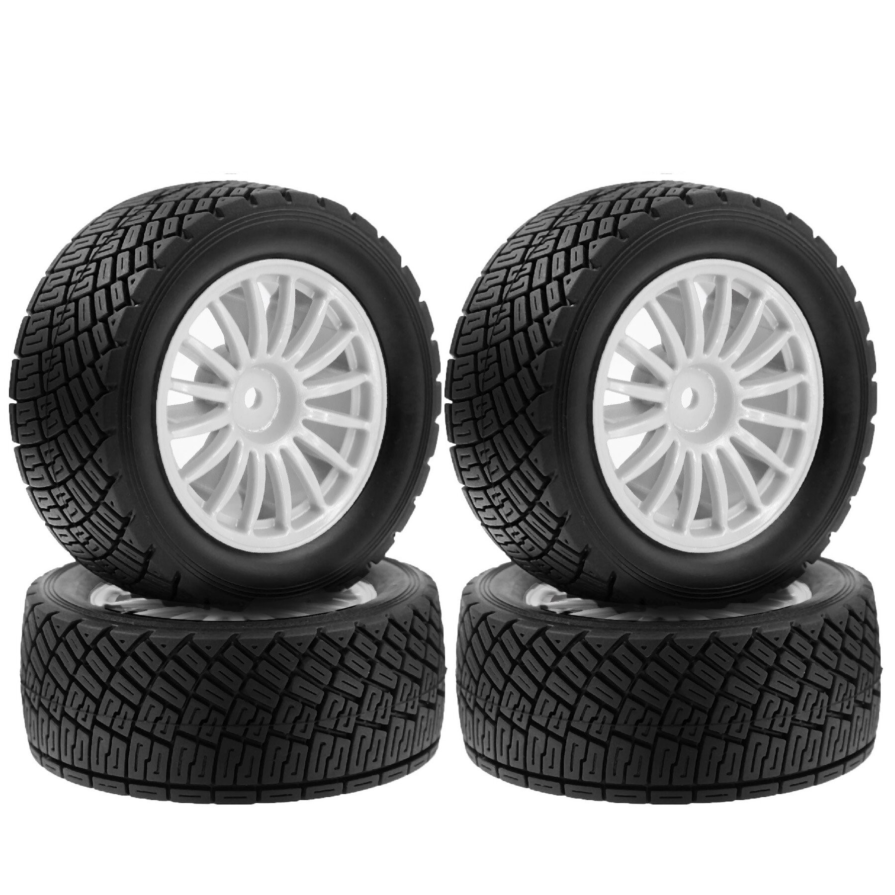 Wheel Rim Rc - 78mm 1/10 RC Ralli Kauçuk Lastikleri