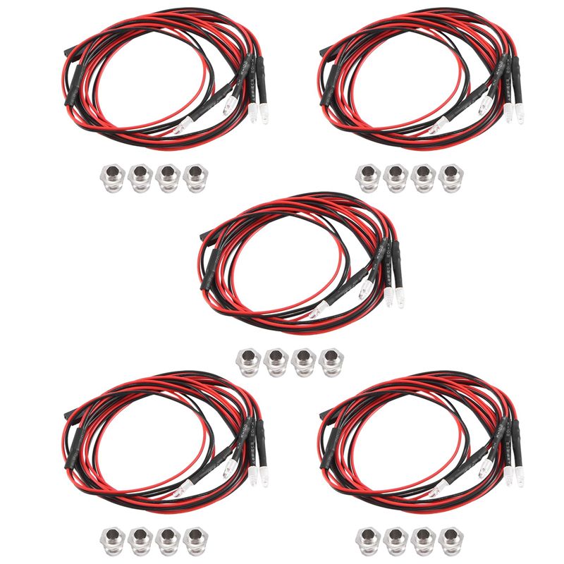 Led Light Kit Rc - 4 LED'li 3Mm RC LED Işık
