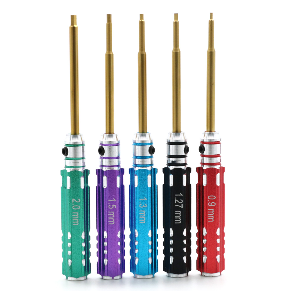 Rc Hobby Electric Screwdriver - 5 adet/takım RC Mini 0.9mm 1.27mm
