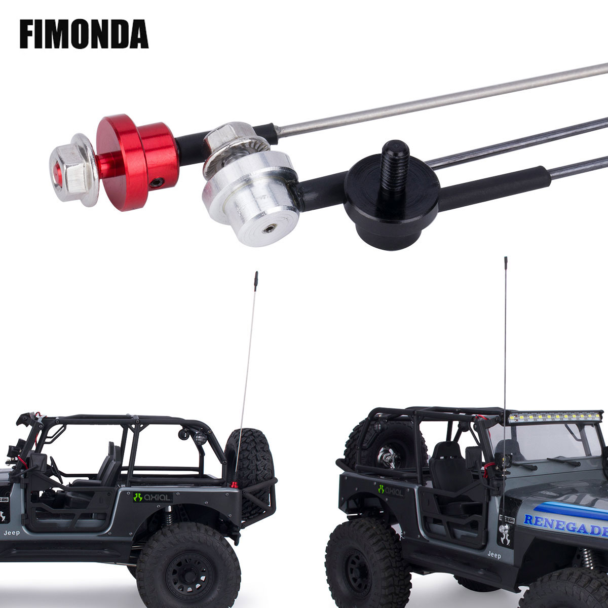 Hobby Zone Rc - 50 cm Metal Ayarlanabilir Simülasyon Anteni