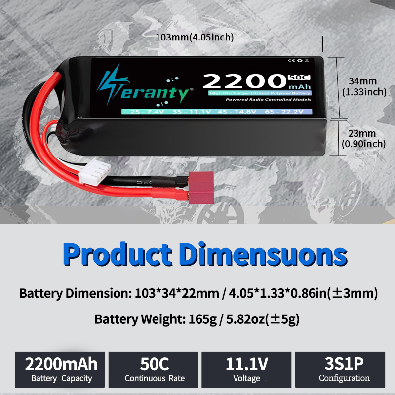 TERANTY 3S 2200/2400/2600mAh L - Rc Hobby Truck incelemesi ve fiyatı