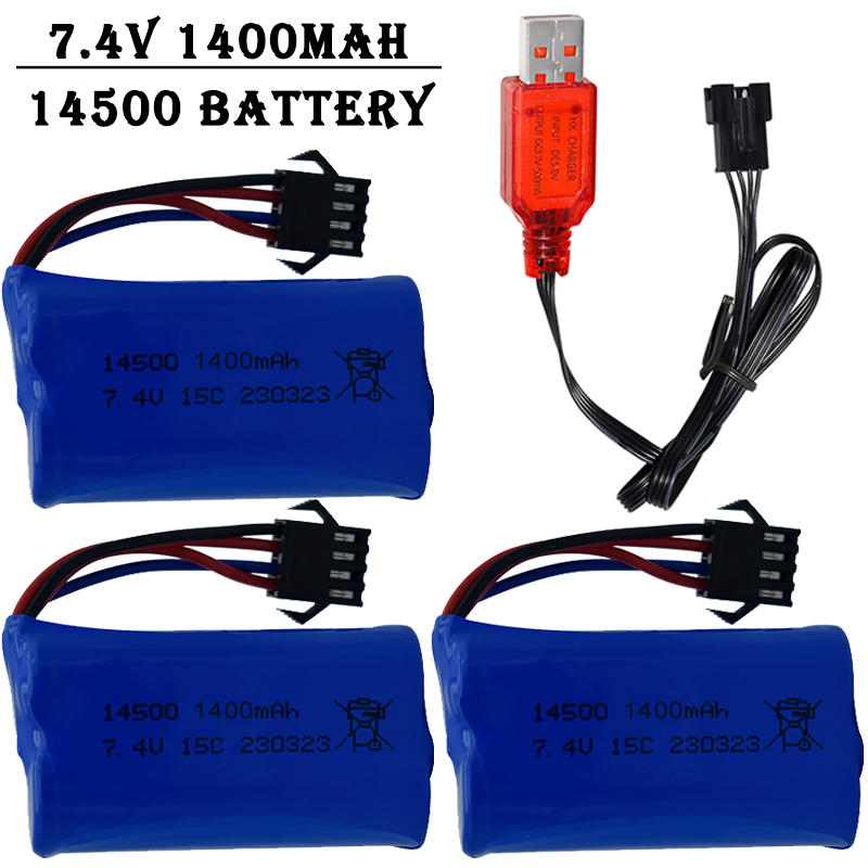 7.4V 1400mAh 14500 Lityum İyon - Rc Hobby Truck incelemesi ve fiyatı
