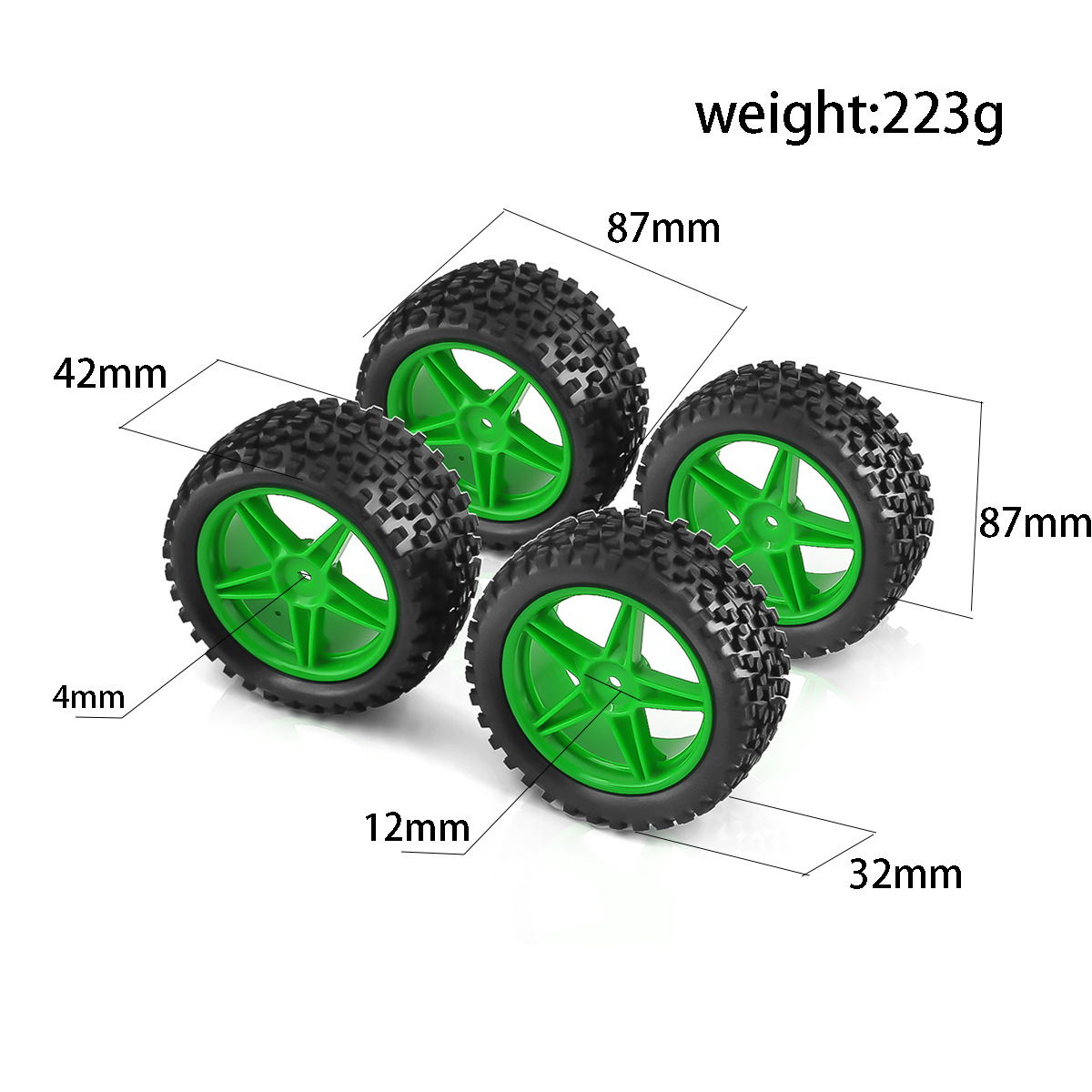 1/10 RC Arazi Lastikleri ve Ja - Wheel Rim Rc incelemesi ve fiyatı