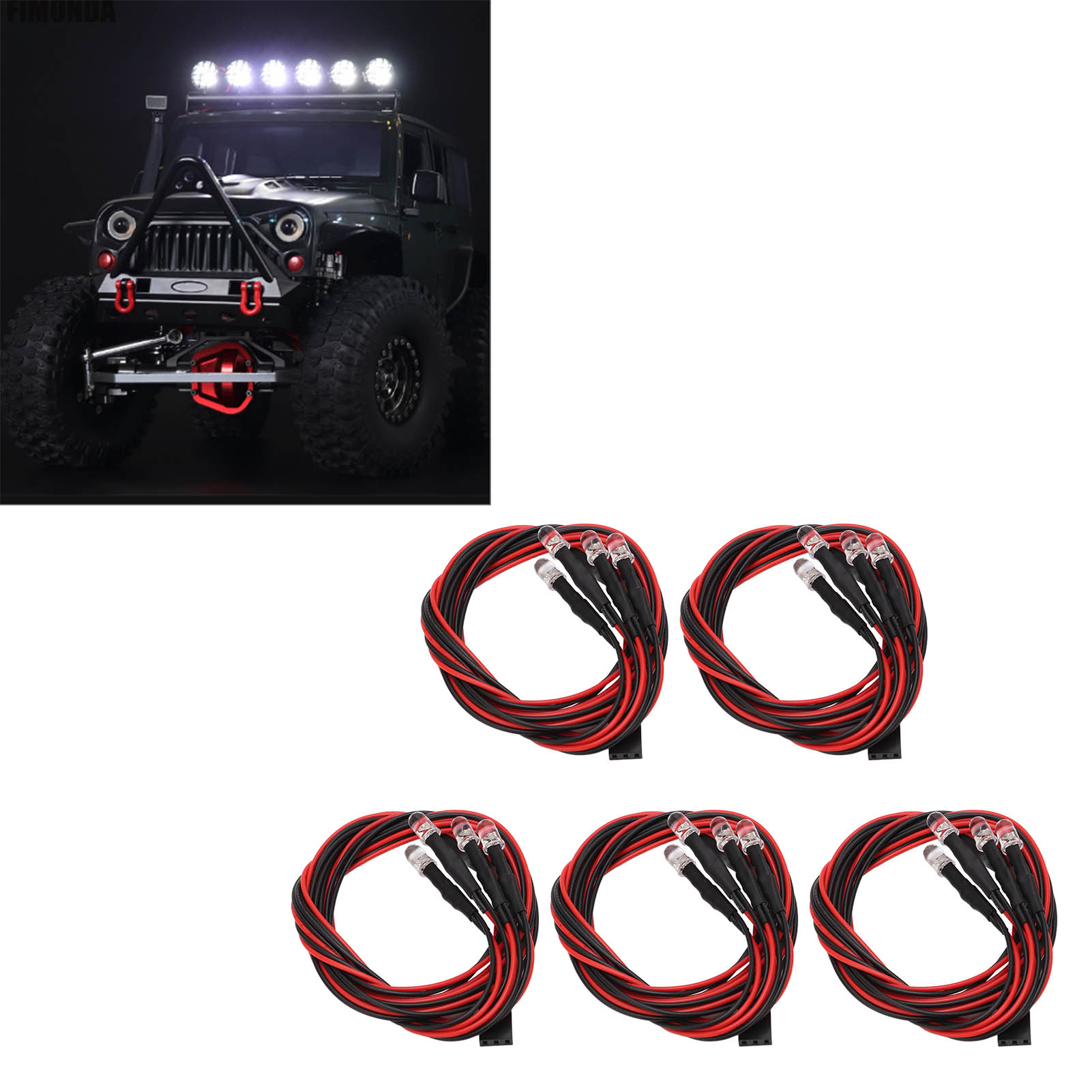 5 Set 4 LED RC Araba Lambası Y - Led Light Kit Rc incelemesi ve fiyatı