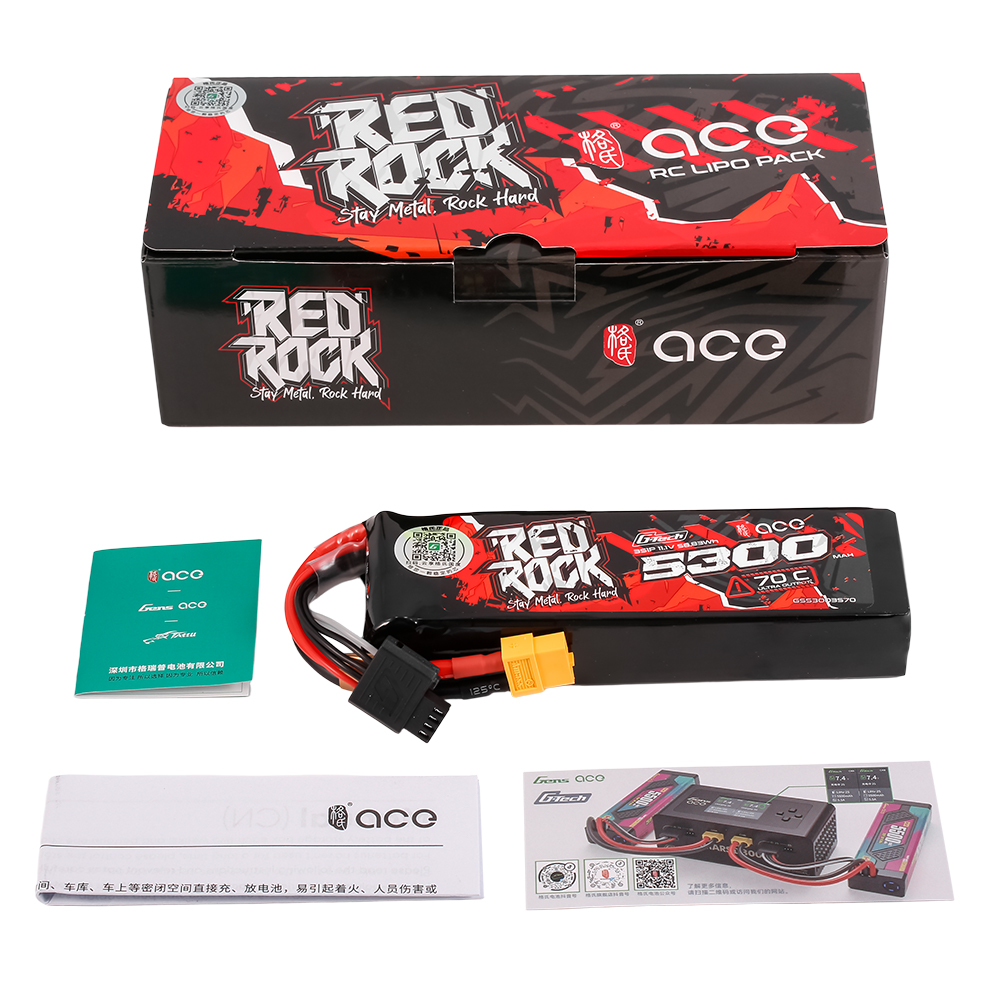 G-TECH ACE RedRock 5300mAh 70C - Rc Hobby Tech incelemesi ve fiyatı