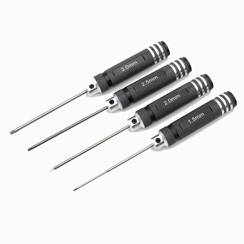 4 adet 1.5/2/2.5/3.0mm siyah a - Rc Hobby Electric Screwdriver incelemesi ve fiyatı