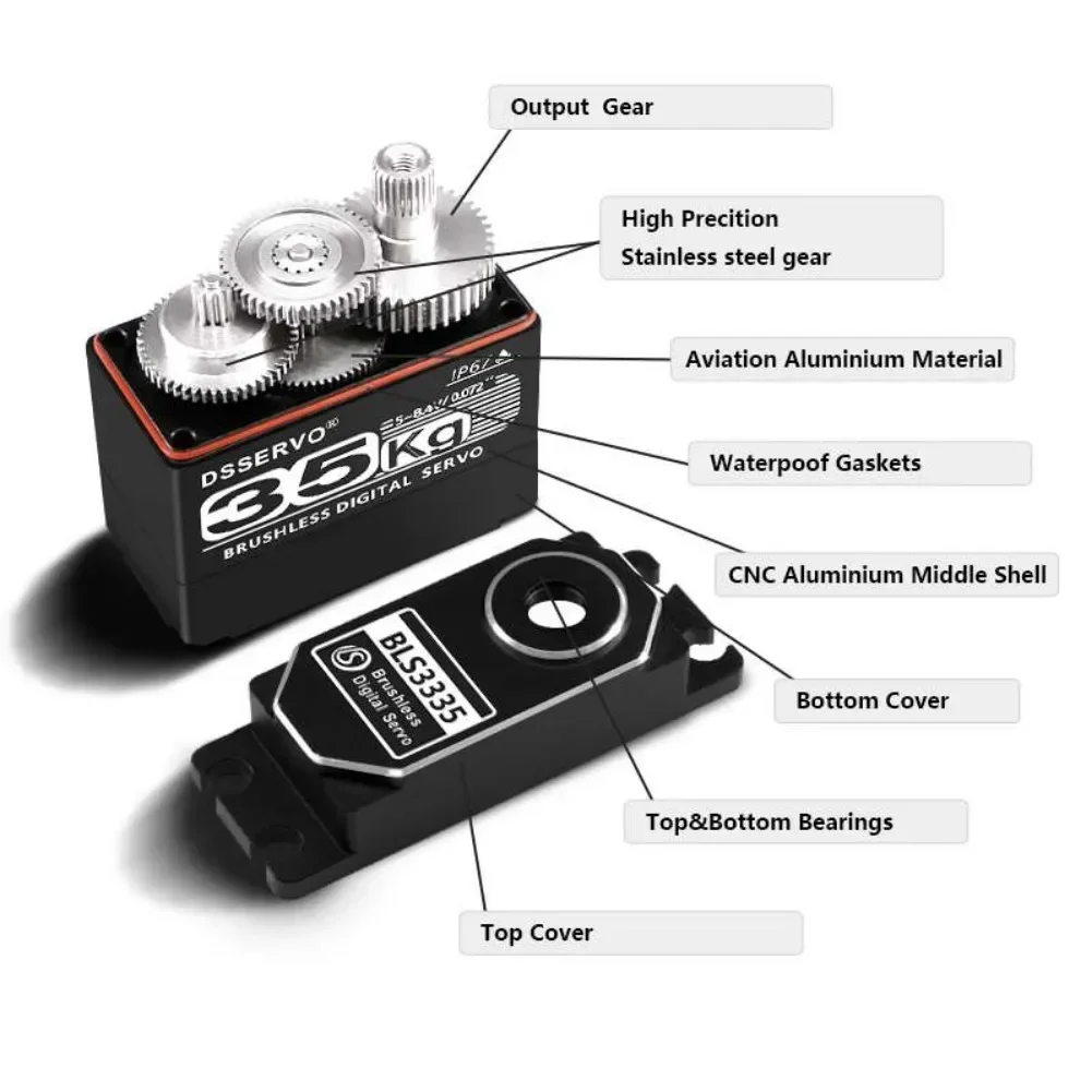 35 KG BLS3335 Dijital Servo Mo - Rc Hobby Tools incelemesi ve fiyatı