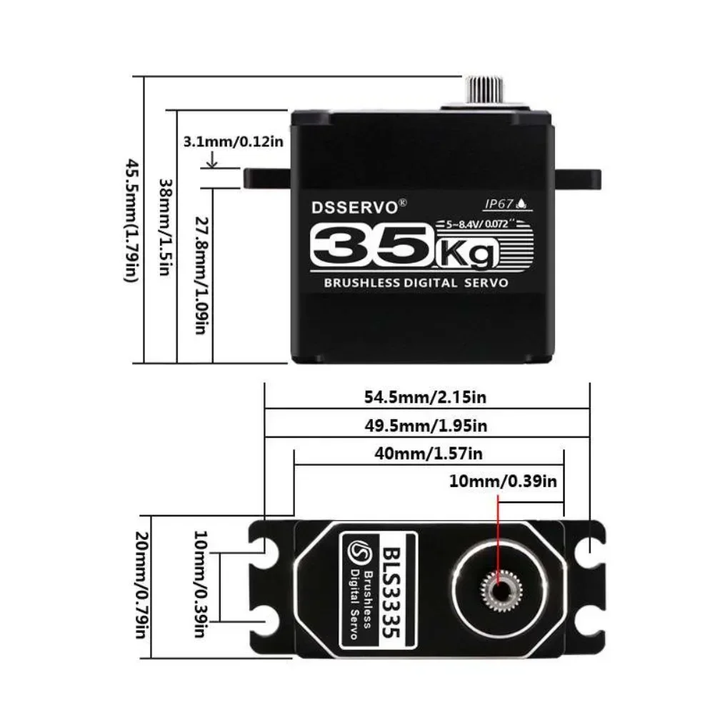 35 KG BLS3335 Dijital Servo Mo - Rc Hobby Tools incelemesi ve fiyatı