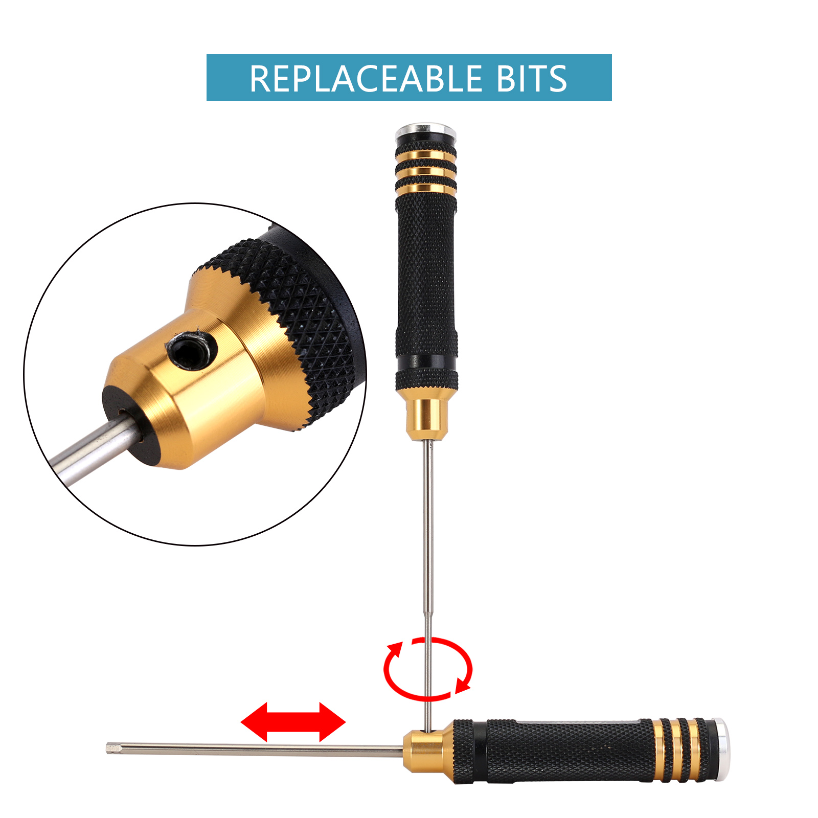 INJORA 7 adet HSS çelik altıge - Rc Hobby Electric Screwdriver incelemesi ve fiyatı