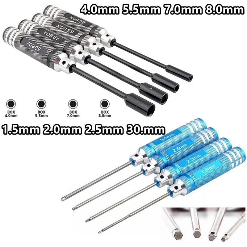 4 Adet Titanyum Altıgen Tornav - Rc Hobby Electric Screwdriver incelemesi ve fiyatı