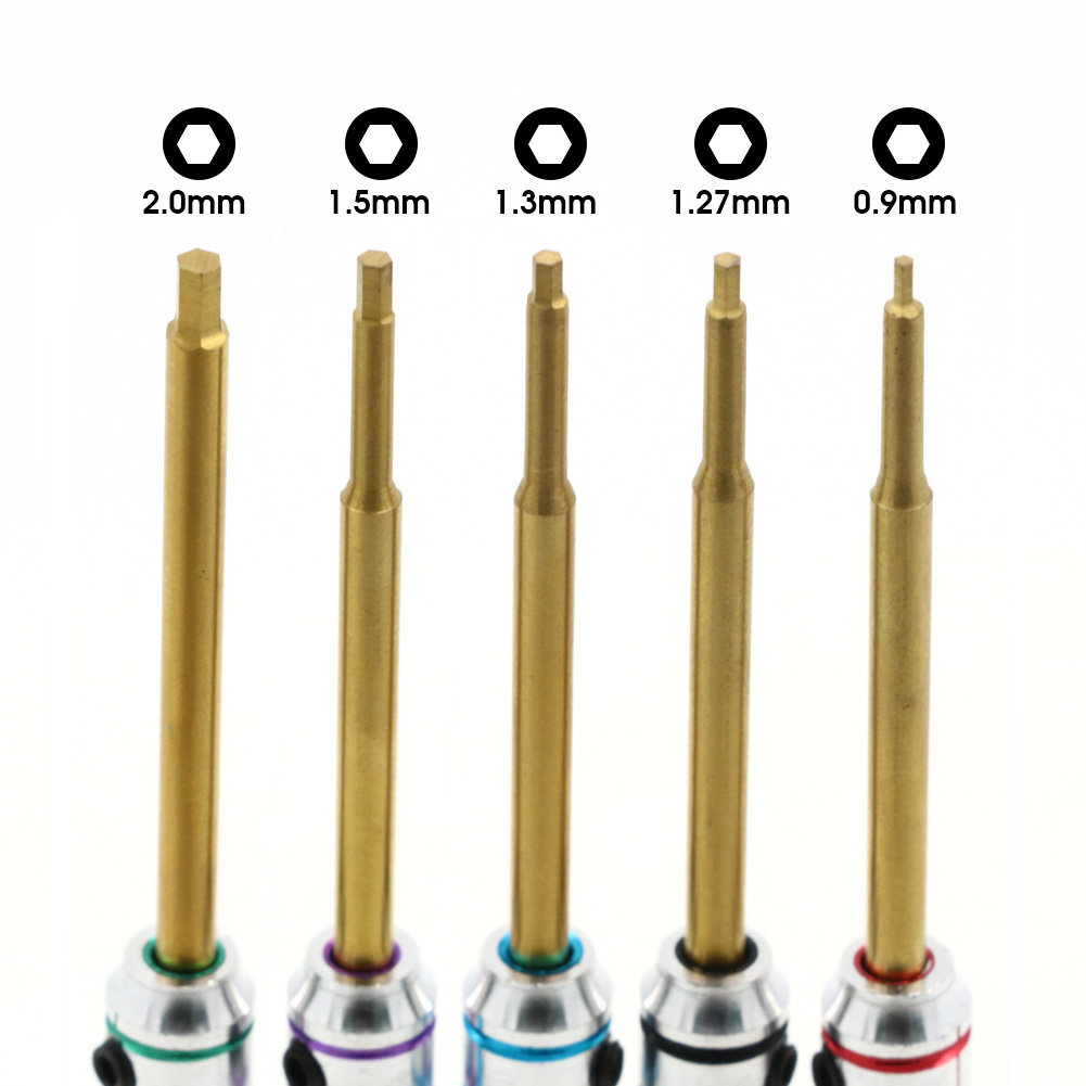 5 adet/takım RC Mini 0.9mm 1.2 - Rc Hobby Electric Screwdriver incelemesi ve fiyatı