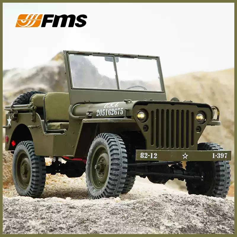 FMS 1/6 Tırmanıcı 1941 Willys  - Hobby Zone Rc incelemesi ve fiyatı