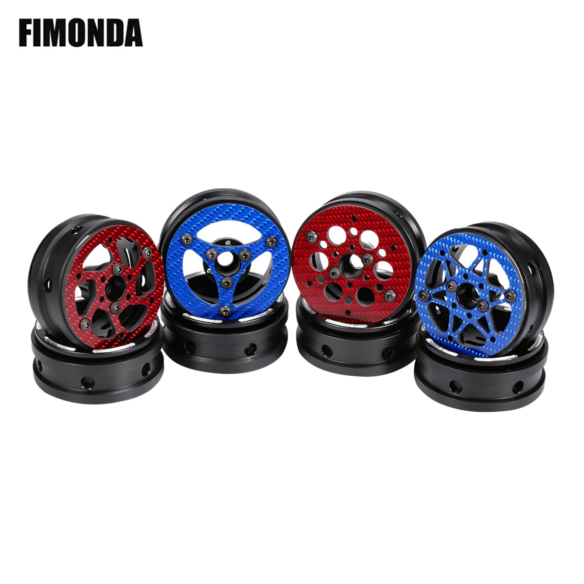 1.9 inç renkli karbon Fiber ja - Wheel Rim Rc incelemesi ve fiyatı