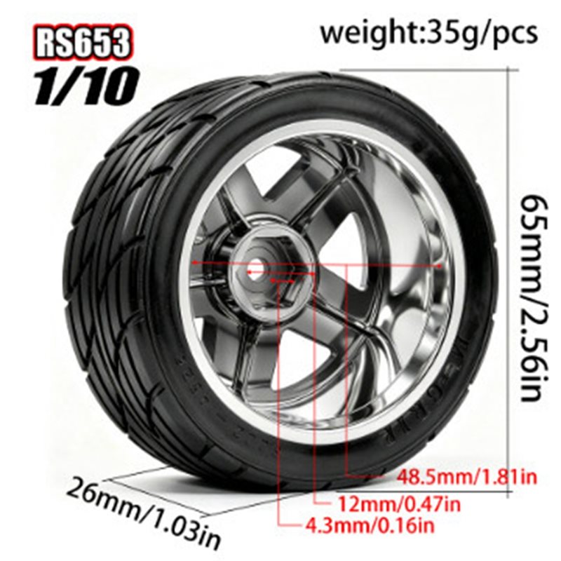 WOWFU-1/10 RC Araba Yol Üzeri  - Wheel Rim Rc incelemesi ve fiyatı