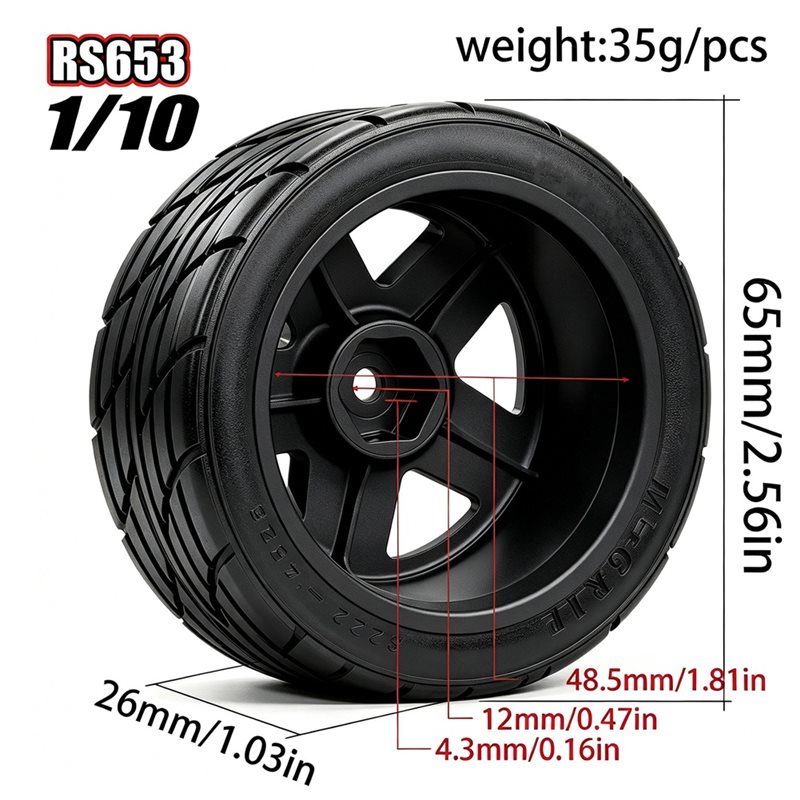 WOWFU-1/10 RC Araba Yol Üzeri  - Wheel Rim Rc incelemesi ve fiyatı